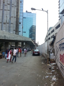 Access Road to the Elphinstone Road railway station, Mumbai